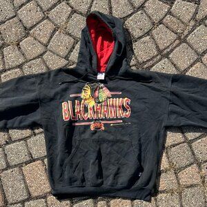 Vintage 92 Chicago Blackhawks Hoodie Sz L Bulletin Athletics Footlocker